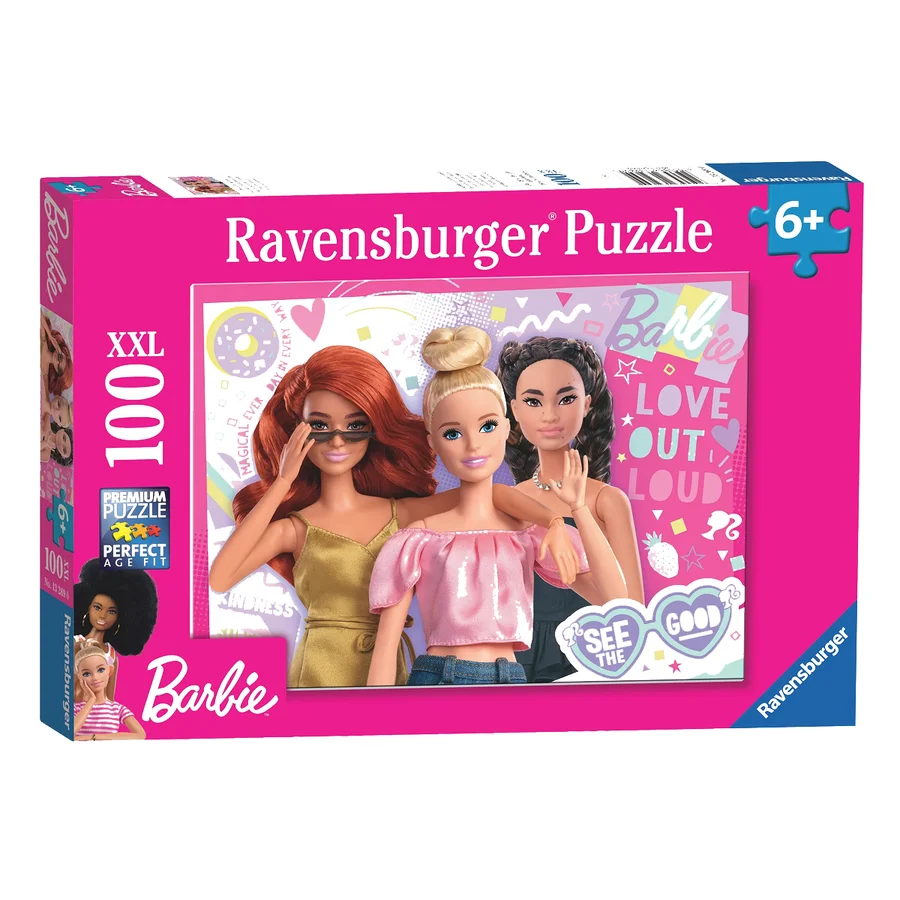 Ravensburger Barbie-Puzzle mit großen Teilen, 100 Teile