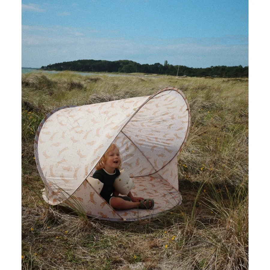 Konges Sløjd pop up strandtelt med UV, tiger