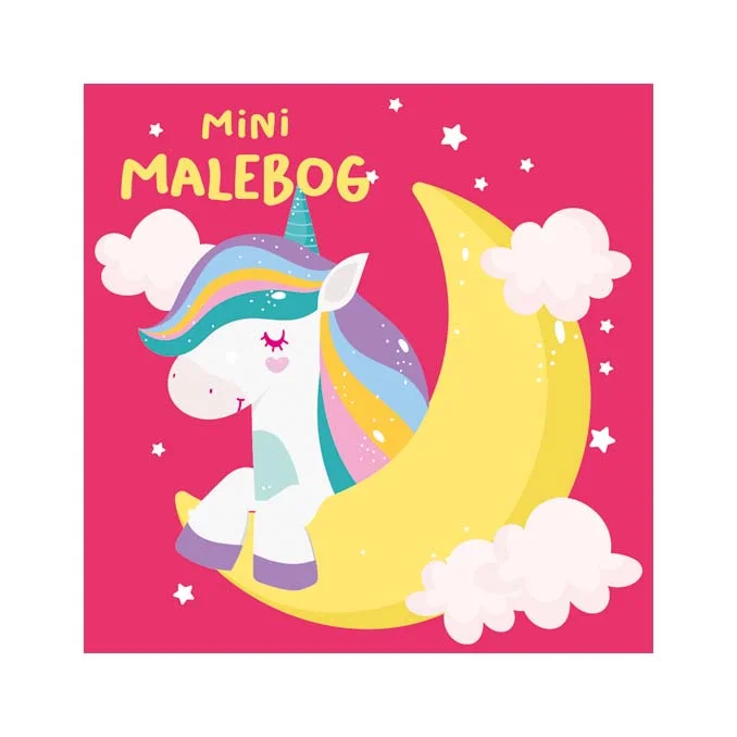 Snip Snap Snude Mini Malbuch, Einhorn