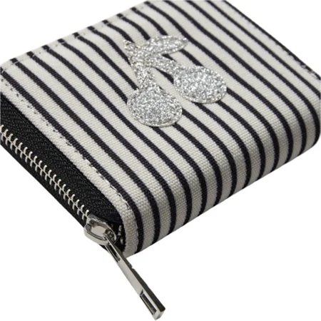 Portemonnaie, White Black striped, Sofie Schnoor 