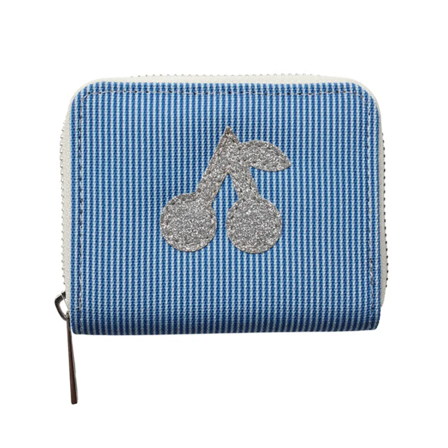 Portemonnaie, blau gestreift, Sofie Schnoor 