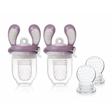 Kidsme foodfeeder Starter-Paket 2er-Pack, plum