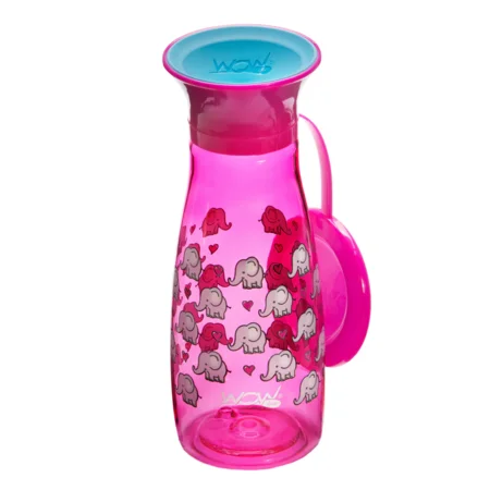WOW Becher Mini, pink elephants