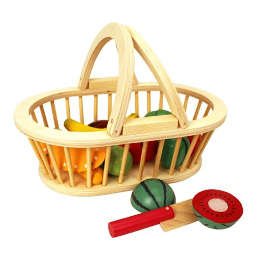 Magni Obstkorb mit 11 Obststücken und Messer