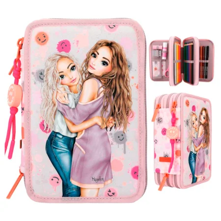 Topmodel Federtasche mit 3 Fächern, happy together