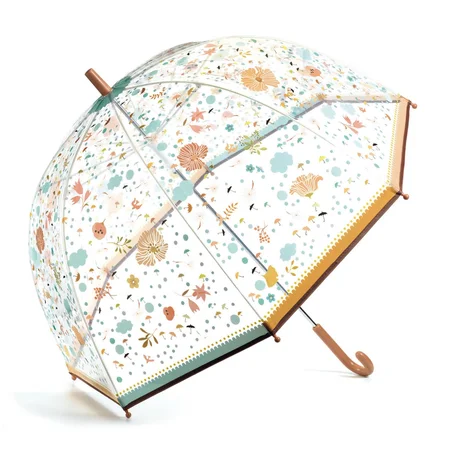 Djeco Regenschirm für Erwachsene, Blumen