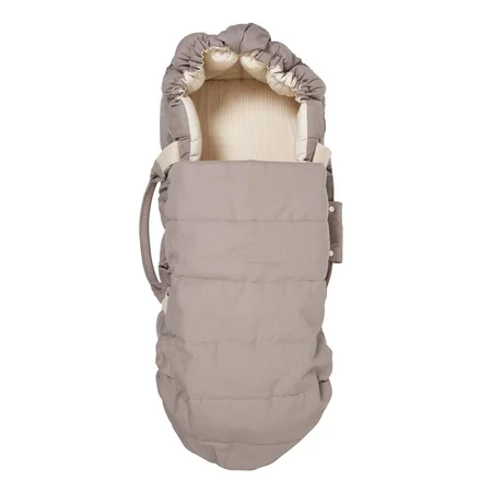 Copenhagen Colors Multifunktionelle Babytrage 2.0, dark grey med cream solid stripe