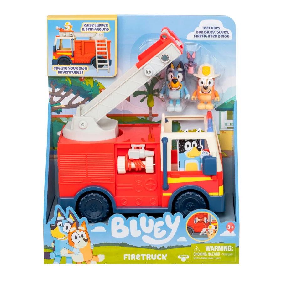 Feuerwehrauto-Spielset, Bluey