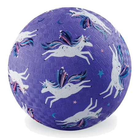 Großer Ball 18 cm, Lila Einhorn, Crocodile Creek