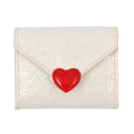 Konges Sløjd Love Letter Portemonnaie, cream glitter