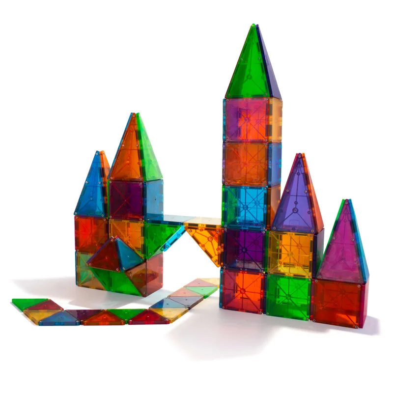 Magna-Tiles Baumagneten, clear - 100 Teile