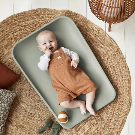 Leander Matty Wickelauflage, sage green