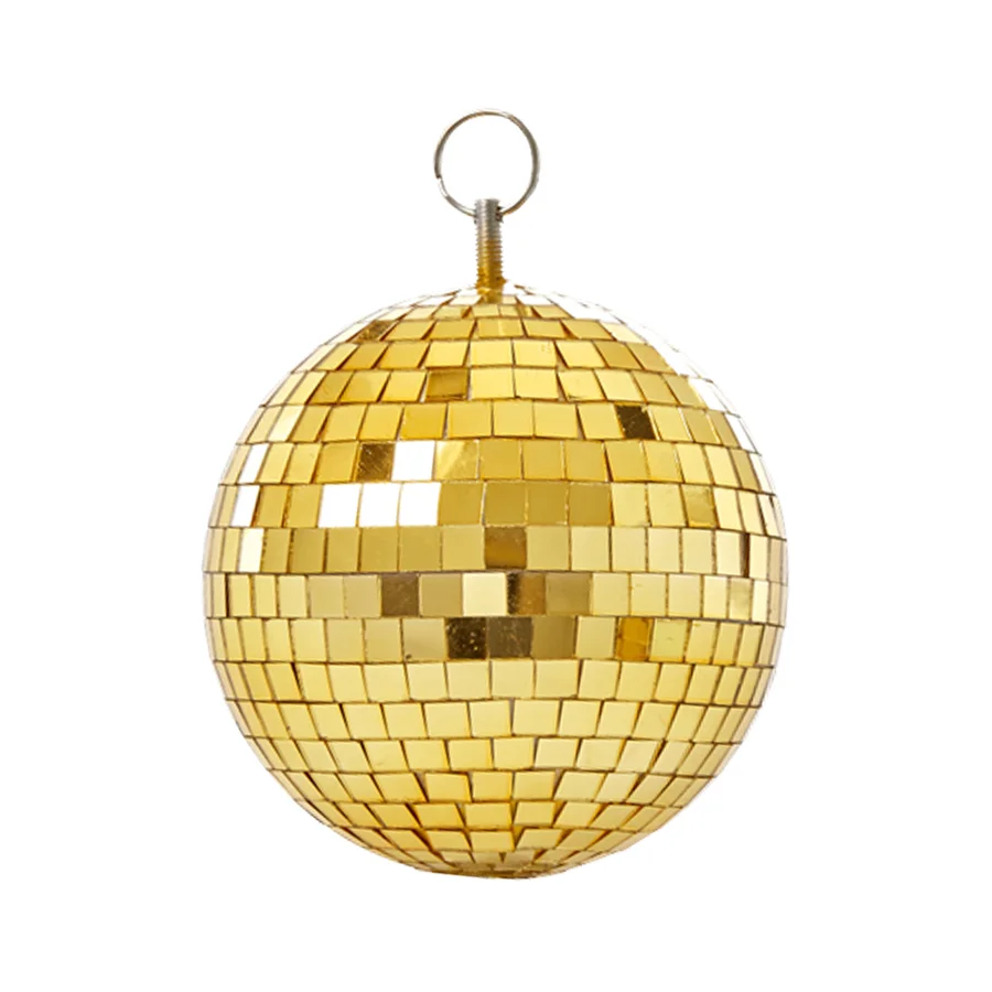 Discokugel medium, gold, Rice
