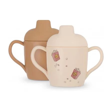 Konges Sløjd 2-pak tudekop, Popcorn/Light Brown