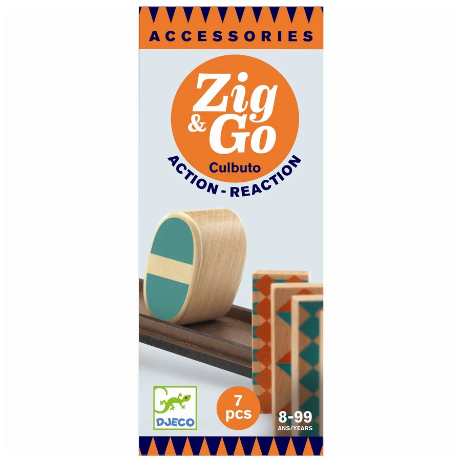 Djeco Zig&Go Bahn, Culbuto - 7 Teile