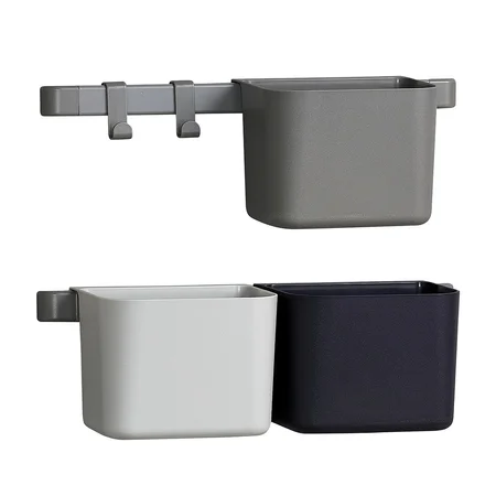 Leander bokse 3 pk. m. 2 korte skinner, Dusty Grey 