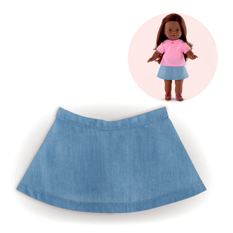 Corolle dukketøj, ma Corolle nederdel - denim