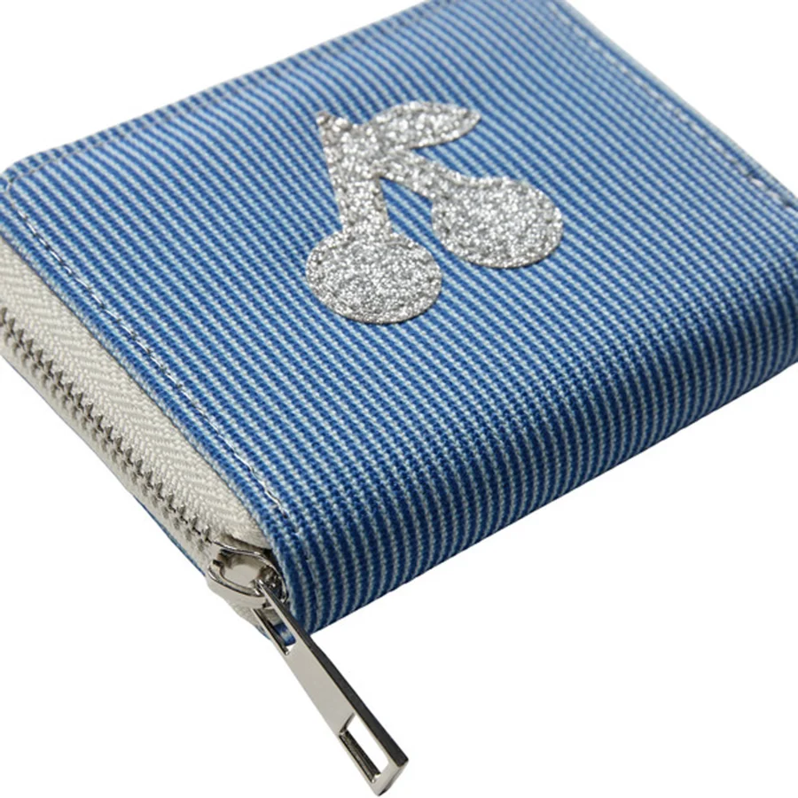 Portemonnaie, blau gestreift, Sofie Schnoor 