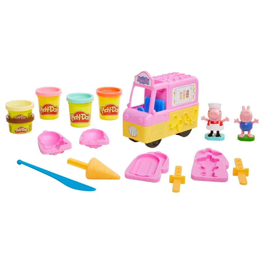 Play-Doh Knetmasse Peppa Pig mit Eiswagen