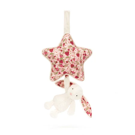 Jellycat Bashful Kanin Mimi Spilledåse med Jordbær
