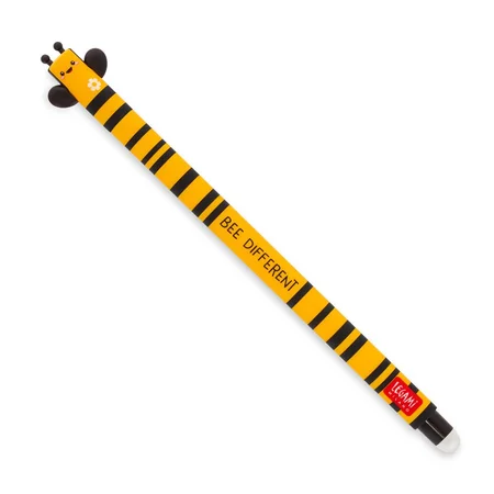 radierbarer Gelstift, Biene - schwarz