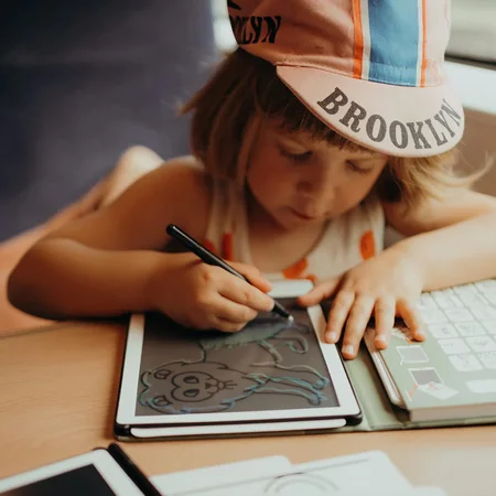 Kidydraw Mini Skizzenbuch mit LCD Bildschirm, Abenteuer
