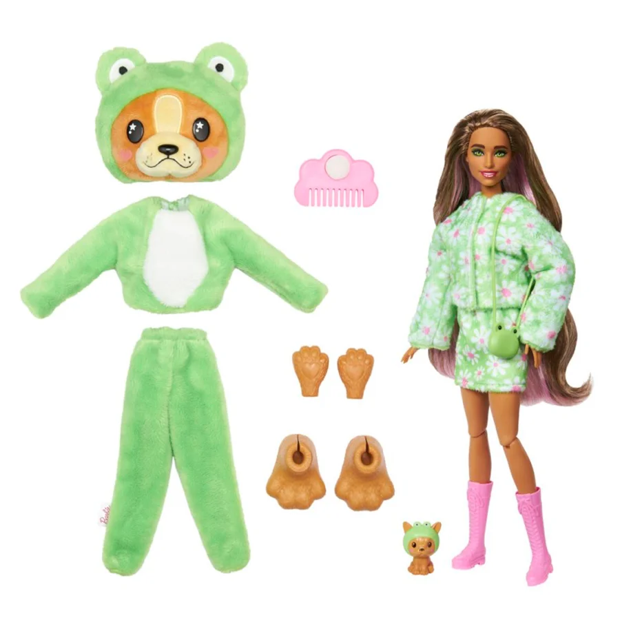 Cutie Reveal Kostüm Hund im Frosch, Barbie