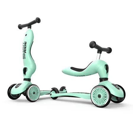 Scoot and Ride 2-i-1 Laufrad, Highway Kick 1 - kiwi