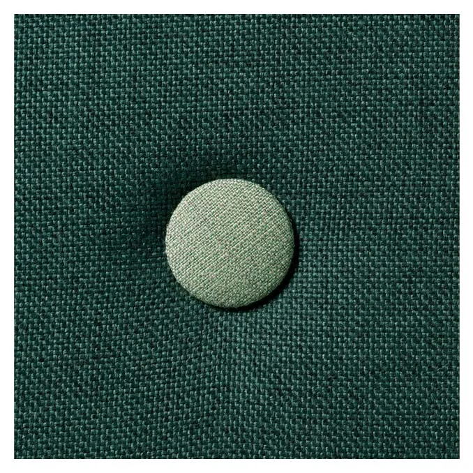 KK Kindersofa soft, dunkelgrün mit hellgrünen Knöpfen, byKlipKlap