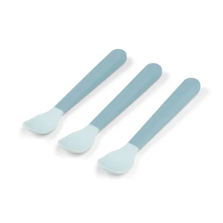 Foodie Easy-Grib 3er-Pack Baby-Löffel, blue, Done by Deer 