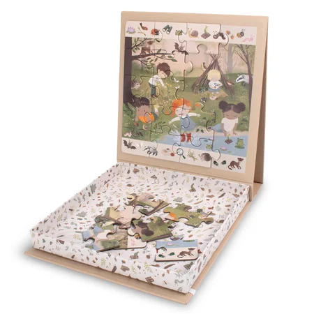 Filibabba Magnet-Spiel, Puzzle Abenteuer im Wald