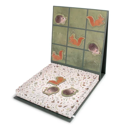 Filibabba magnetisches Tic Tac Toe,  Waldtiere