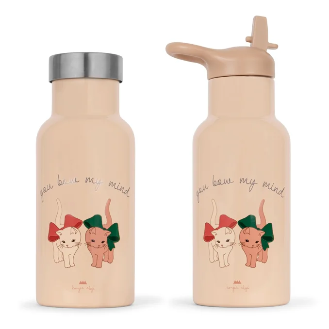 Konges Sløjd Thermo-Trinkflasche, bow kitty