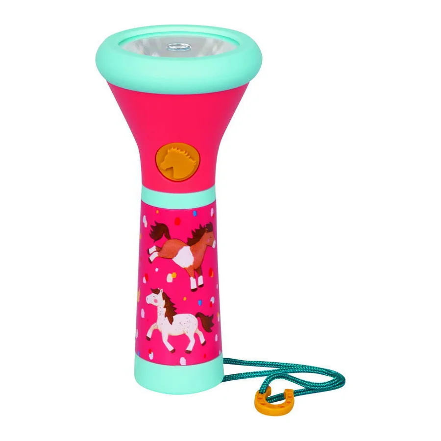 Spiegelburg Taschenlampen Pferde, 15 cm