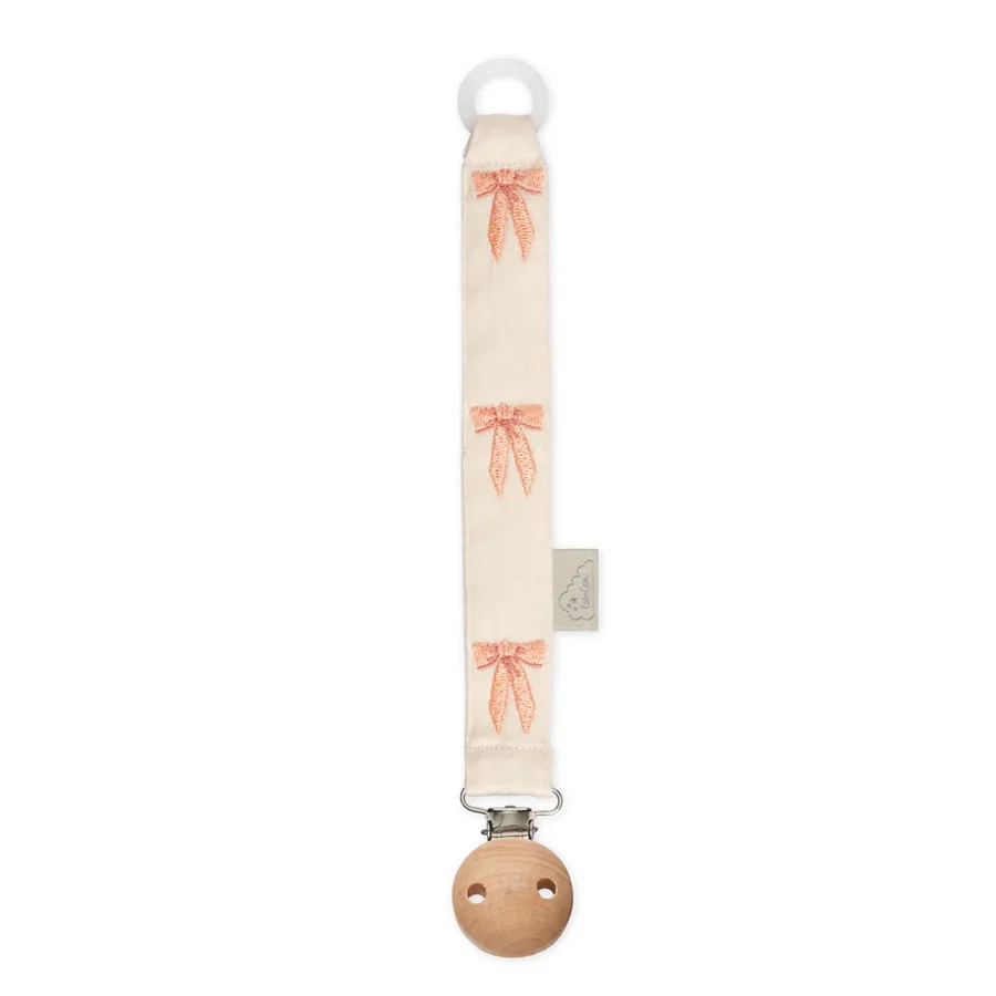 Cam Cam gestickte Schnullerkette - Bows