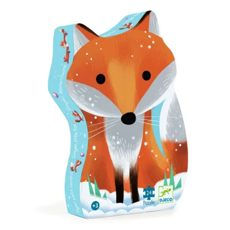 Djeco Silhouettenpuzzle, Fuchs – 24 Teile