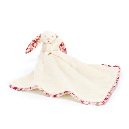Jellycat kanin nusseklud, creme jordbær