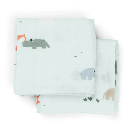 Done by Deer Stoffwindeln 2er-Pack, Playground Blue