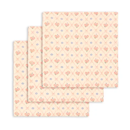 Konges Sløjd 3er-Pack Stoffwindeln, fleur decor