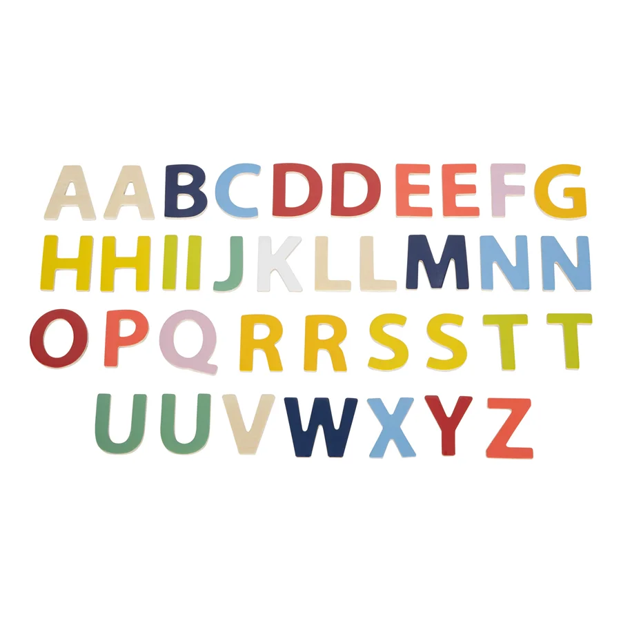 Bunte Magnetbuchstaben „Educate“