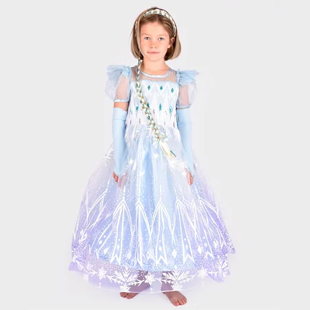 Den Goda Fen Eisprinzessinnen-Kleid 
