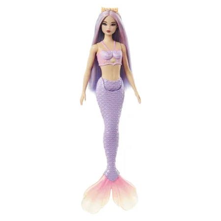 Barbie havfrue dukke, lilla