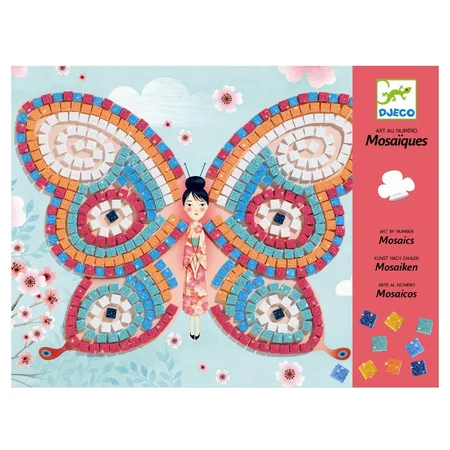 Djeco Kreativbox Mosaikbilder, Schmetterlinge