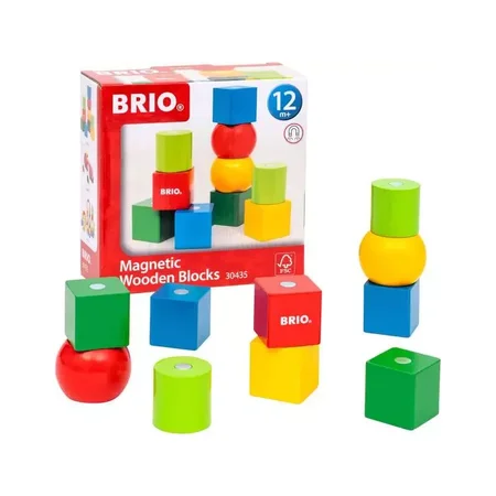 BRIO Magnetische Holzbausteine