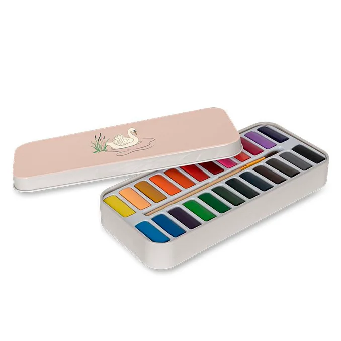 Konges Sløjd Aquarellfarben in Metallbox, mizumi big