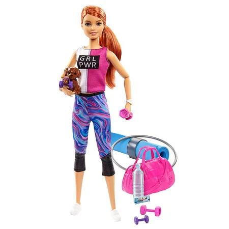 Barbie wellness dukke, fitness