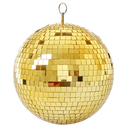 Discokugel groß, gold, Rice