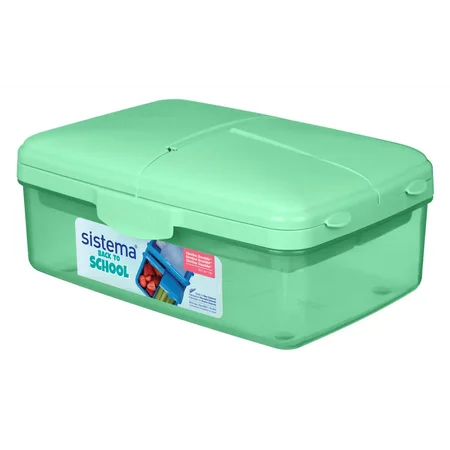 Sistema Slimline Quaddie Brotdose 1.5L, apple mint green