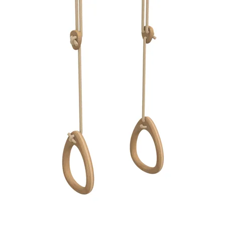 Lillagunga ringe, eg, beige reb, 2-2,80 m