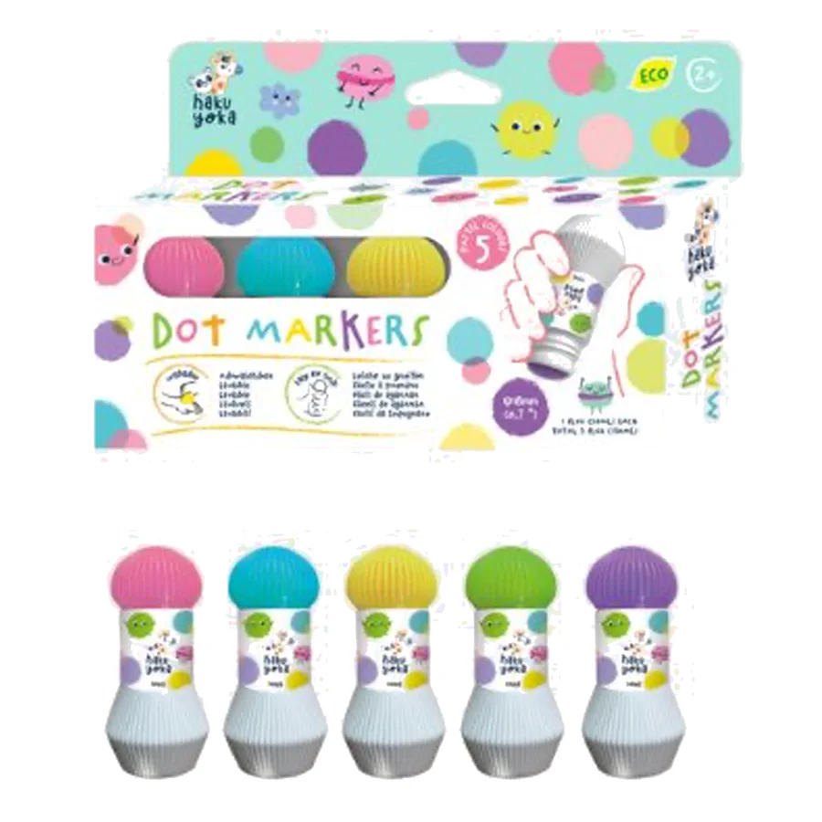 Haku Yoka Punktmarker Pastellfarben 